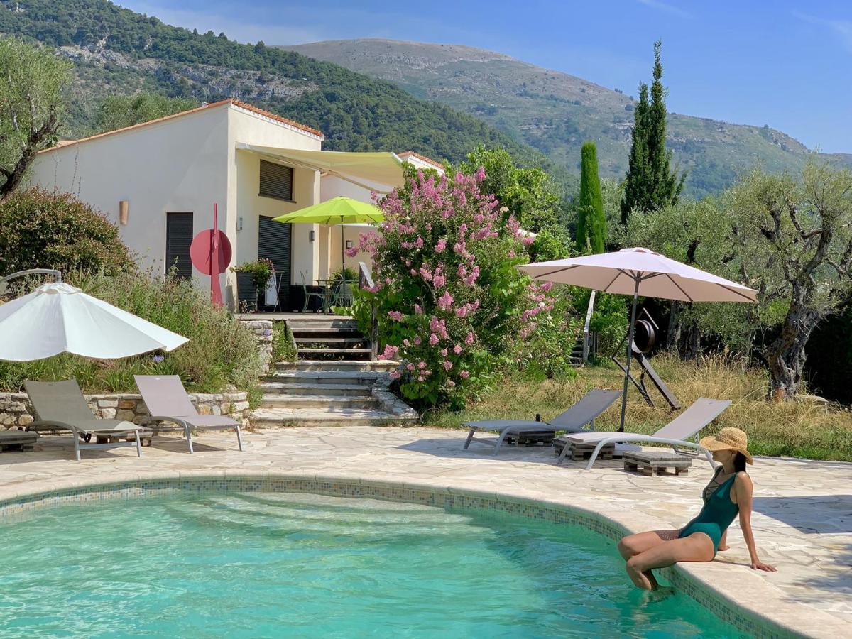 Maison D'Hotes Bleu Azur Tourrettes-sur-Loup Kültér fotó